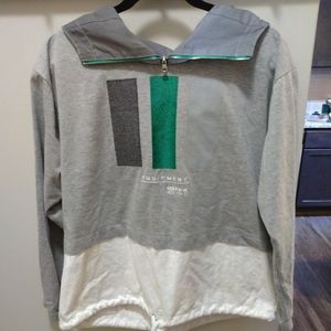 Adidas Quarter Zip Hooded jacket